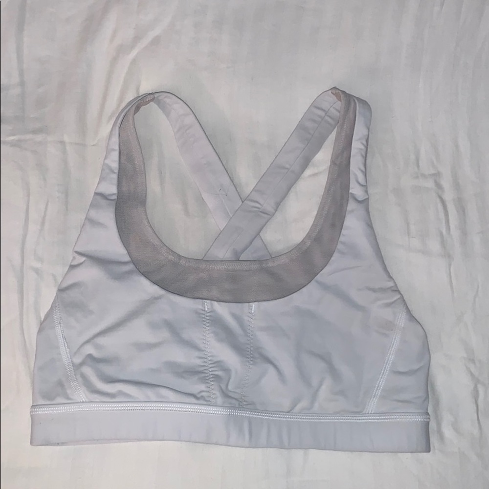Lululemon White Sports Bra